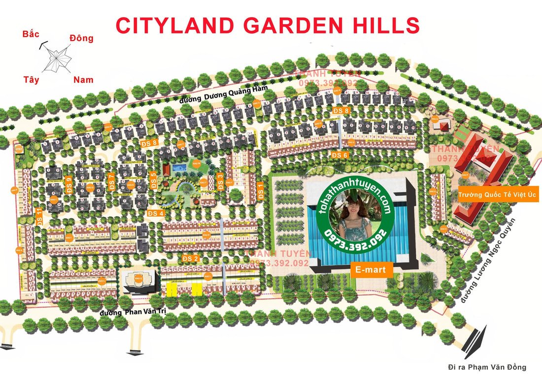 Mặt bằng Cityland Garden Hills