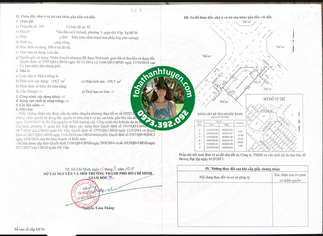 Pháp lý Cityland Garden Hills