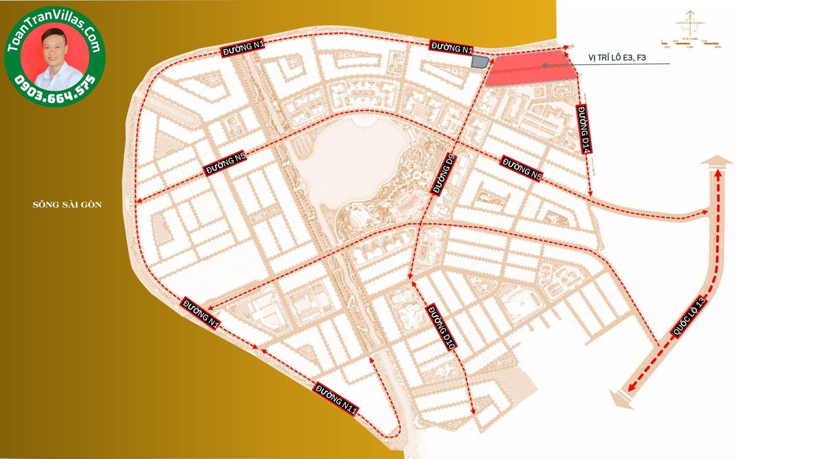 Mặt bằng Jardin Villas Vạn Phúc