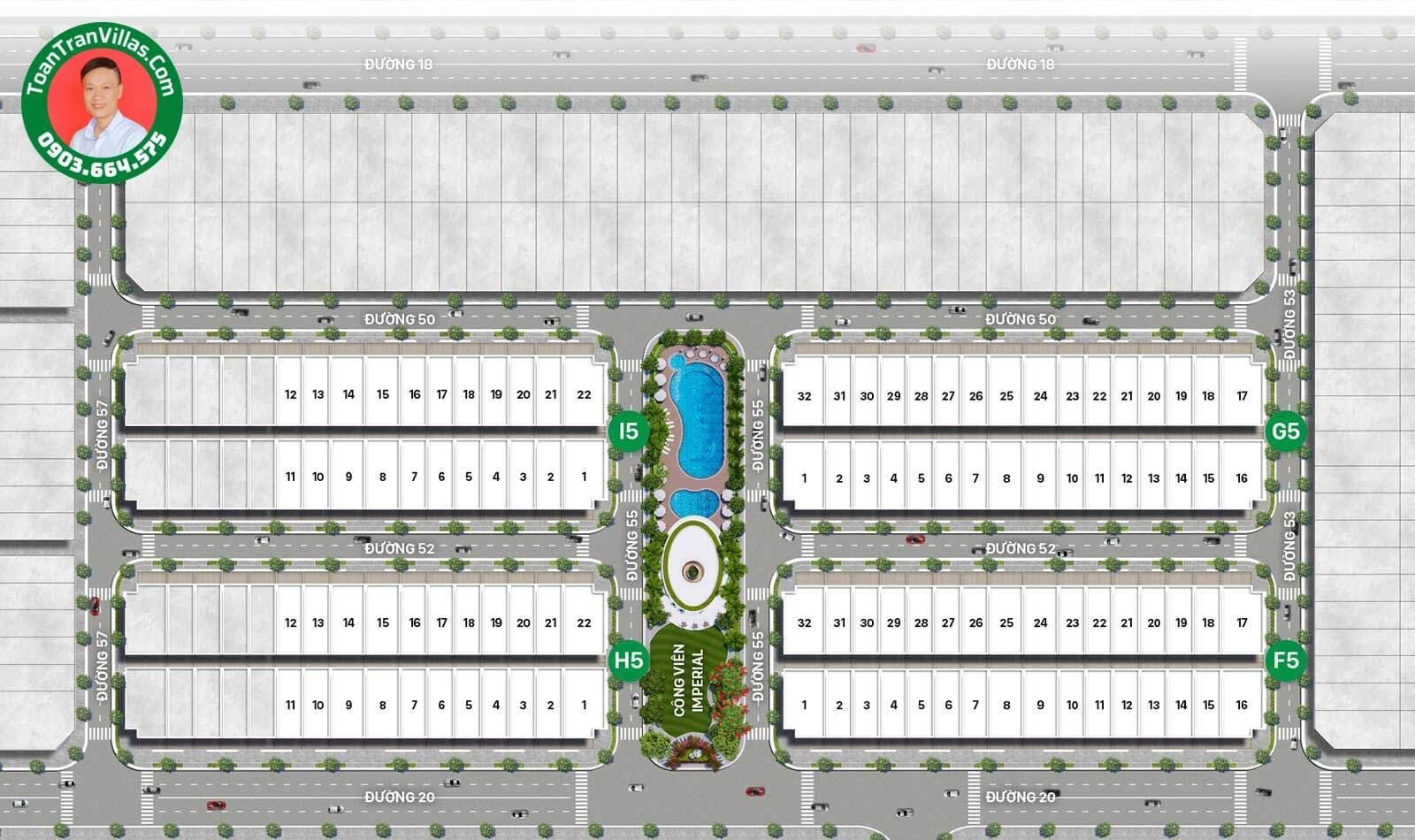 Bản đồ vị trí Sunlake Villas Vạn Phúc