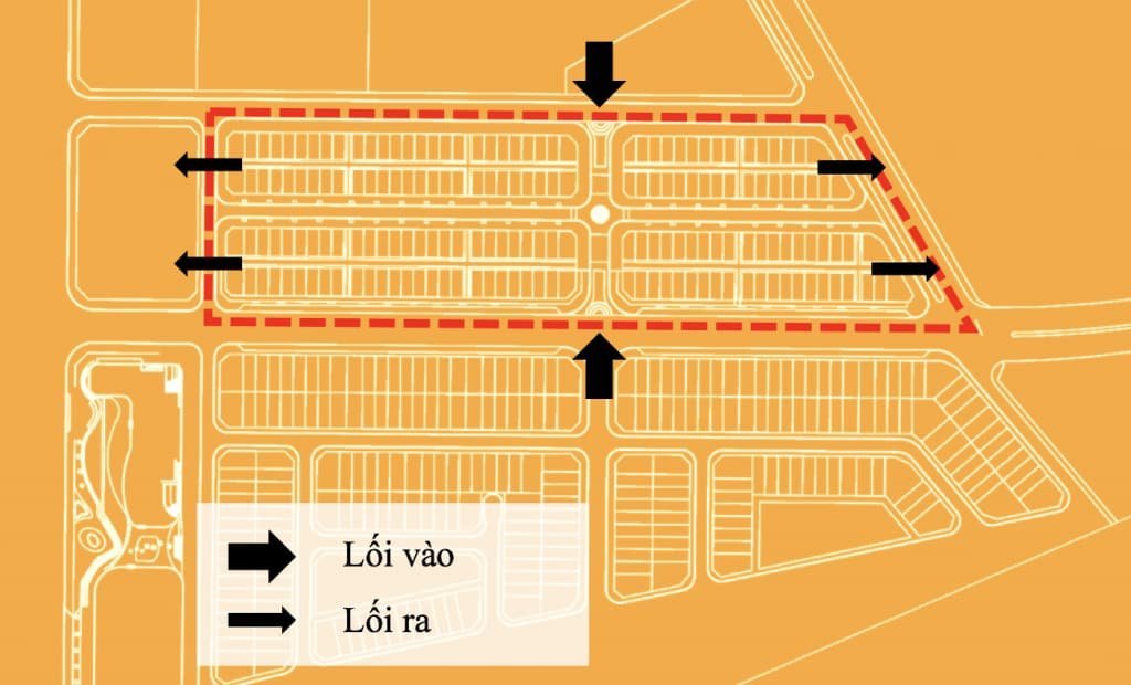Bản đồ vị trí Phố đi bộ Royal Vạn Phúc