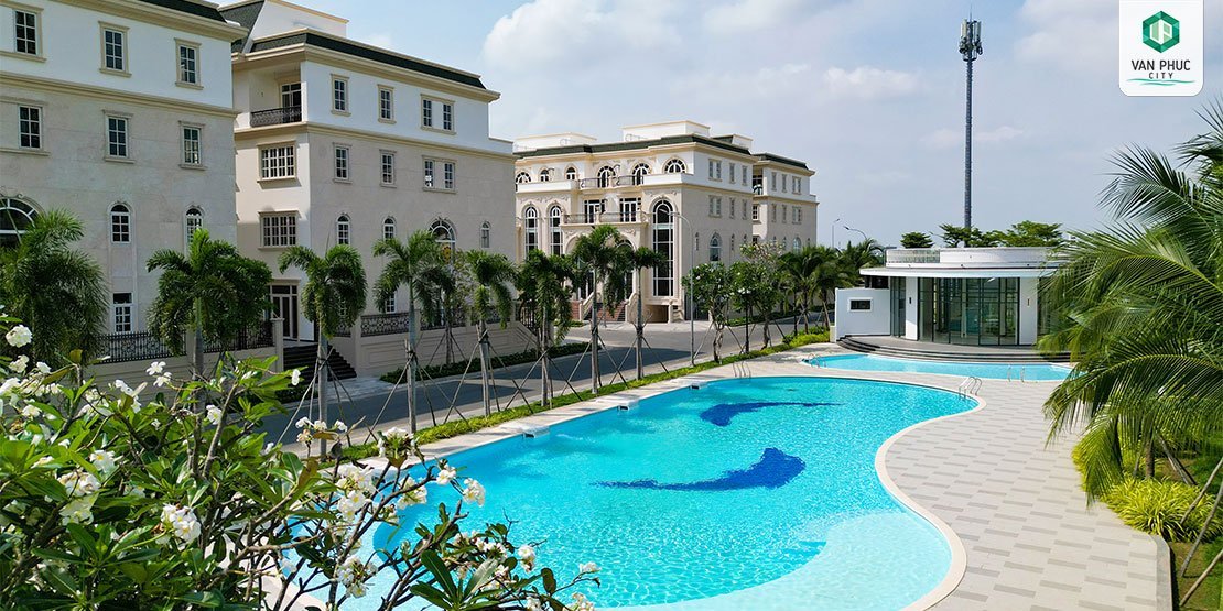Căn góc 10,5×23 m Sunlake Villas Vạn Phúc