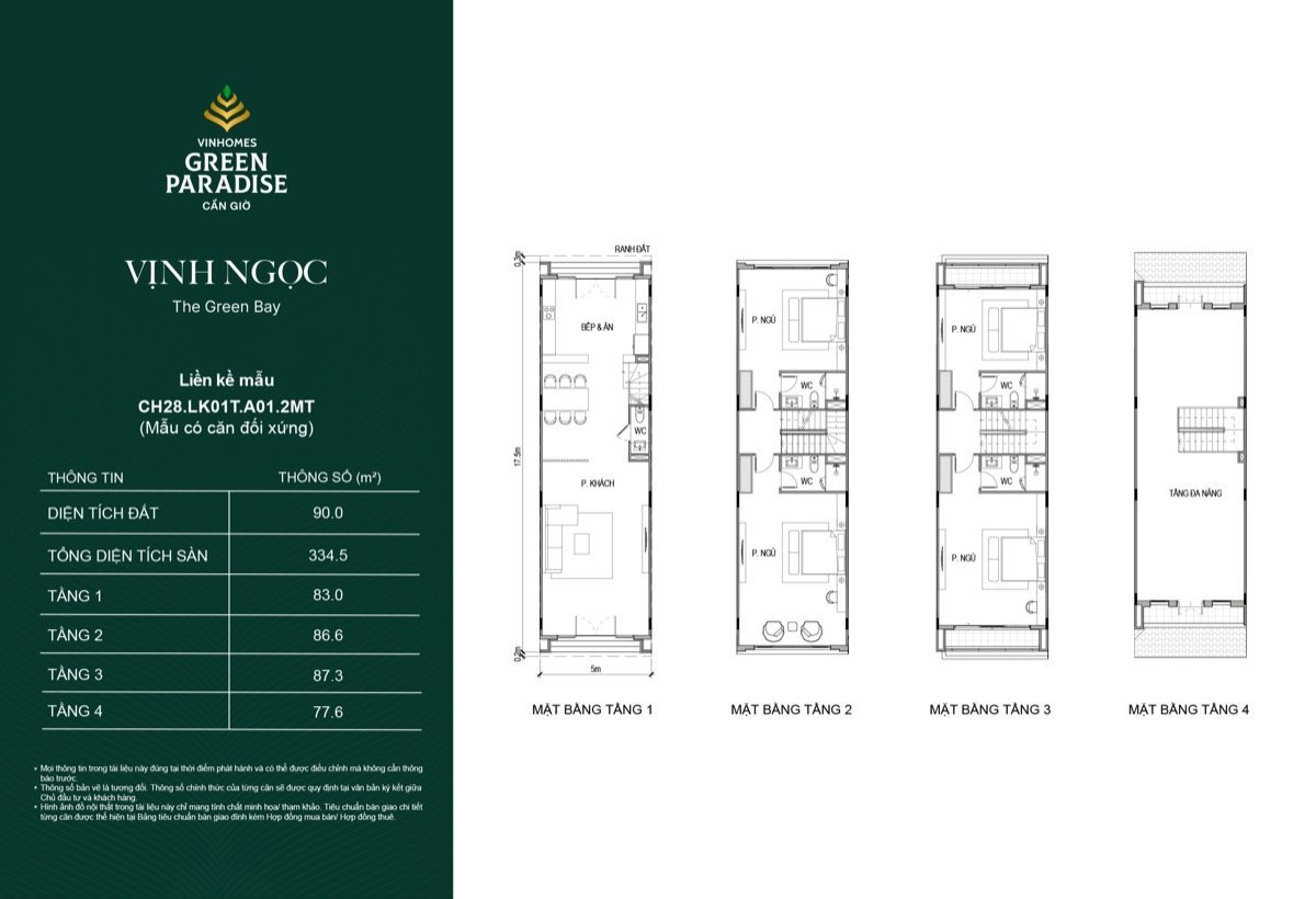 Nhà phố liền kề The Green Bay — Vịnh Ngọc