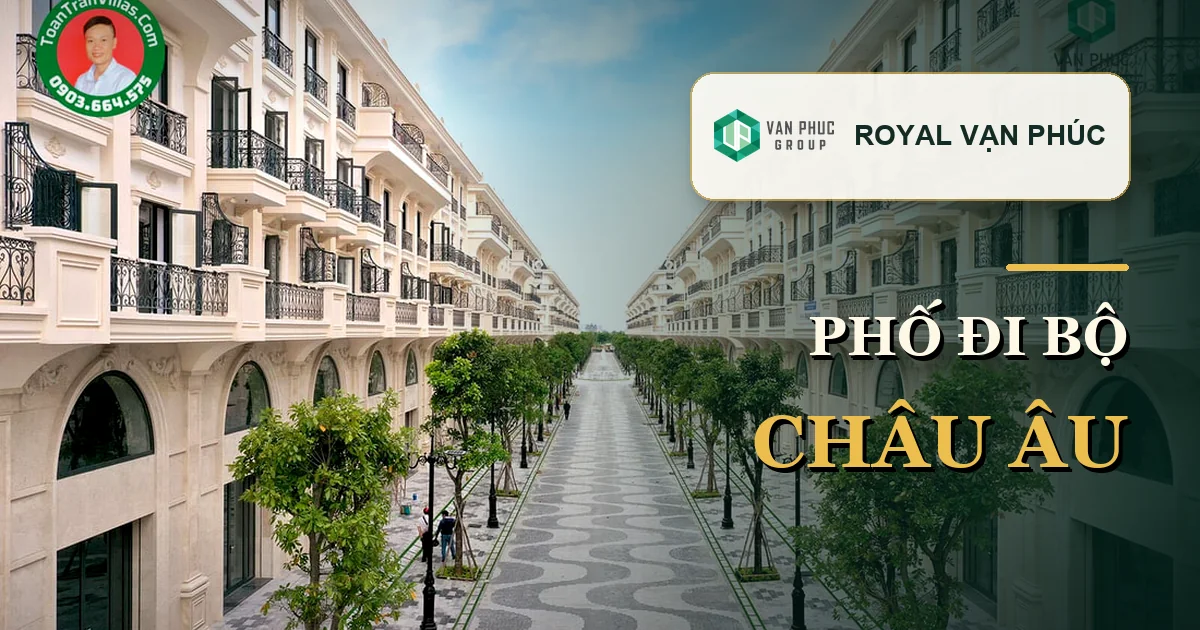 Phố đi bộ Royal Vạn Phúc